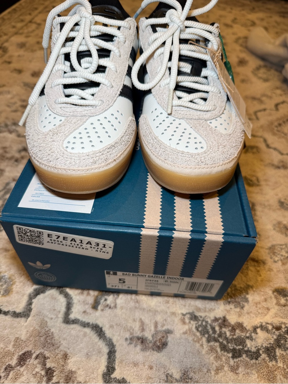 adidas bad bunny Gazelle Indoor Sneakers - men’s 5